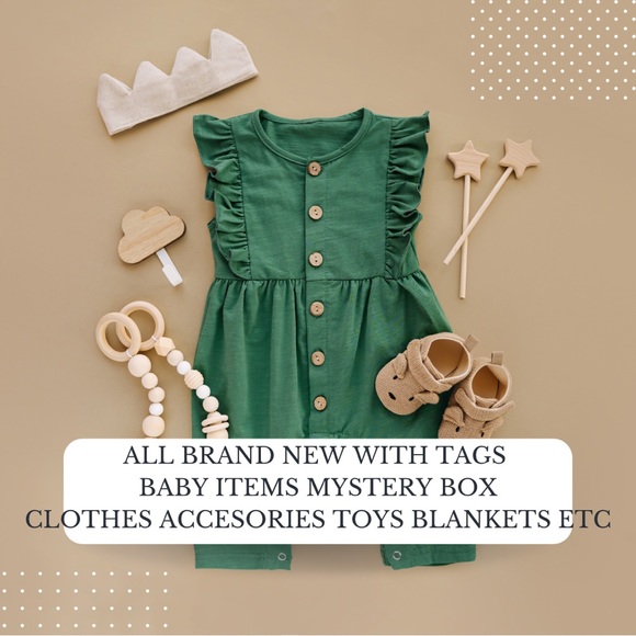 👶🏻NWT BABY ITEMS MYSTERY BOX👶🏻 RESELLERS BOX/MOM TO BE /NEW GRANDPARENT/GIFT - Picture 1 of 1